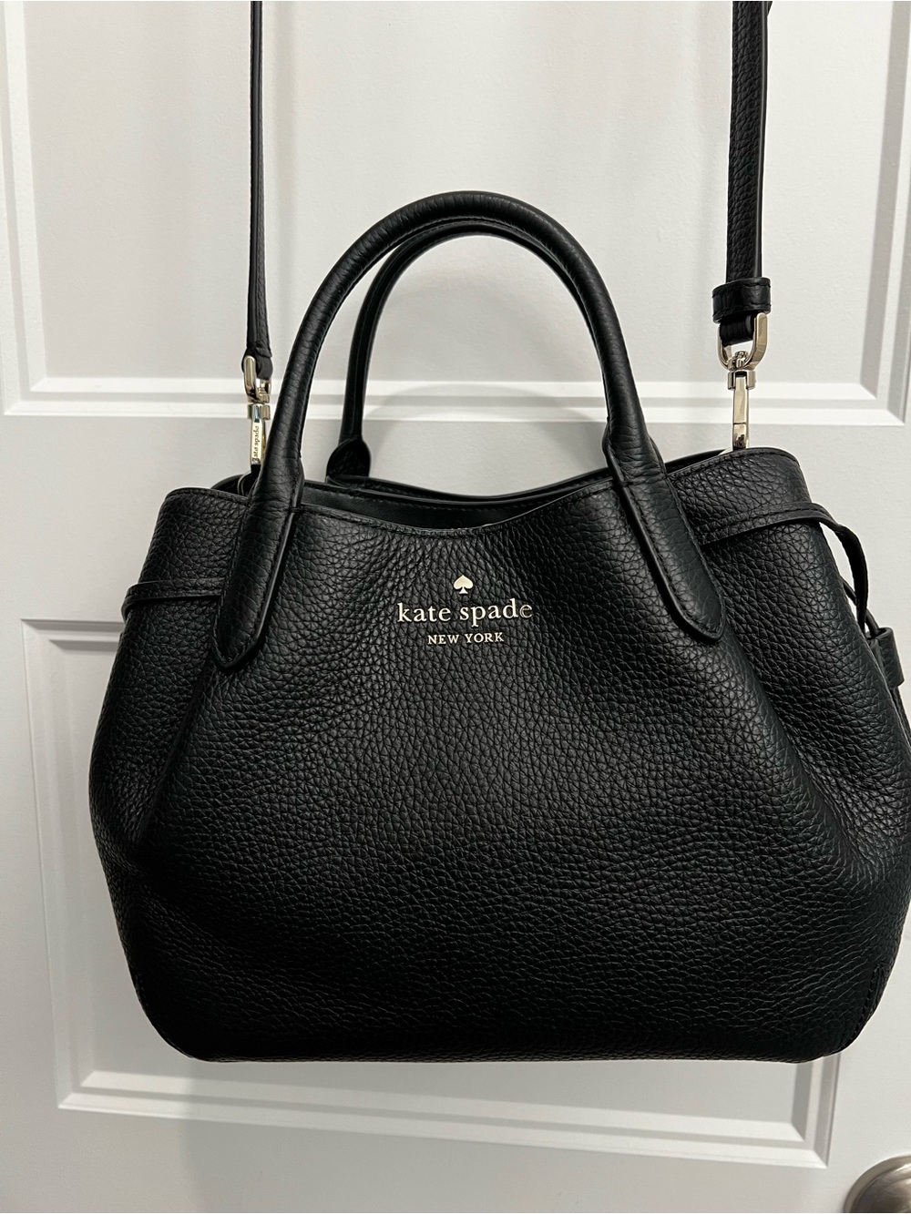 Kate Spade Small Dumpling Satchel Bag in Black